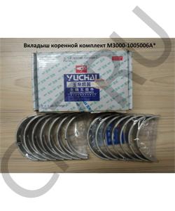 M3000-1005006A Вкладыш коренной комплект YUCHAI в городе Пермь